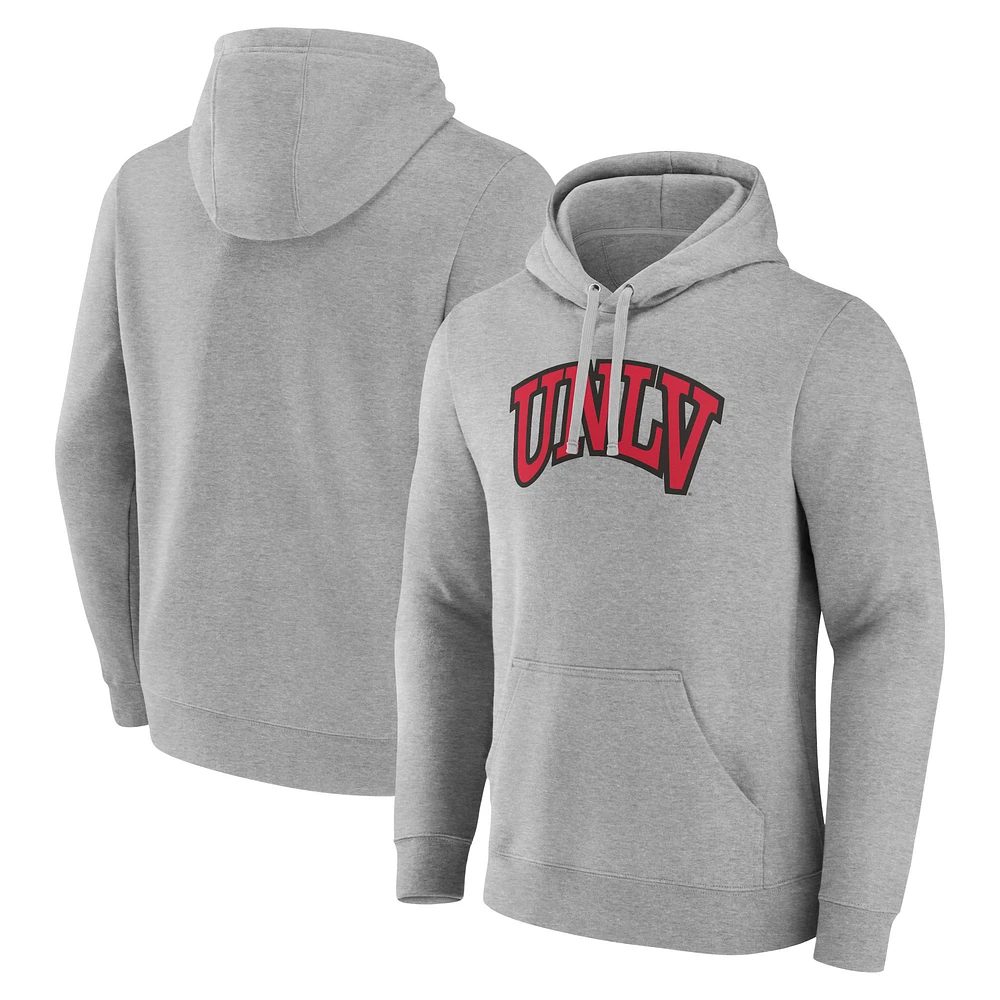 Men's Gray UNLV Rebels Campus Pullover Hoodie