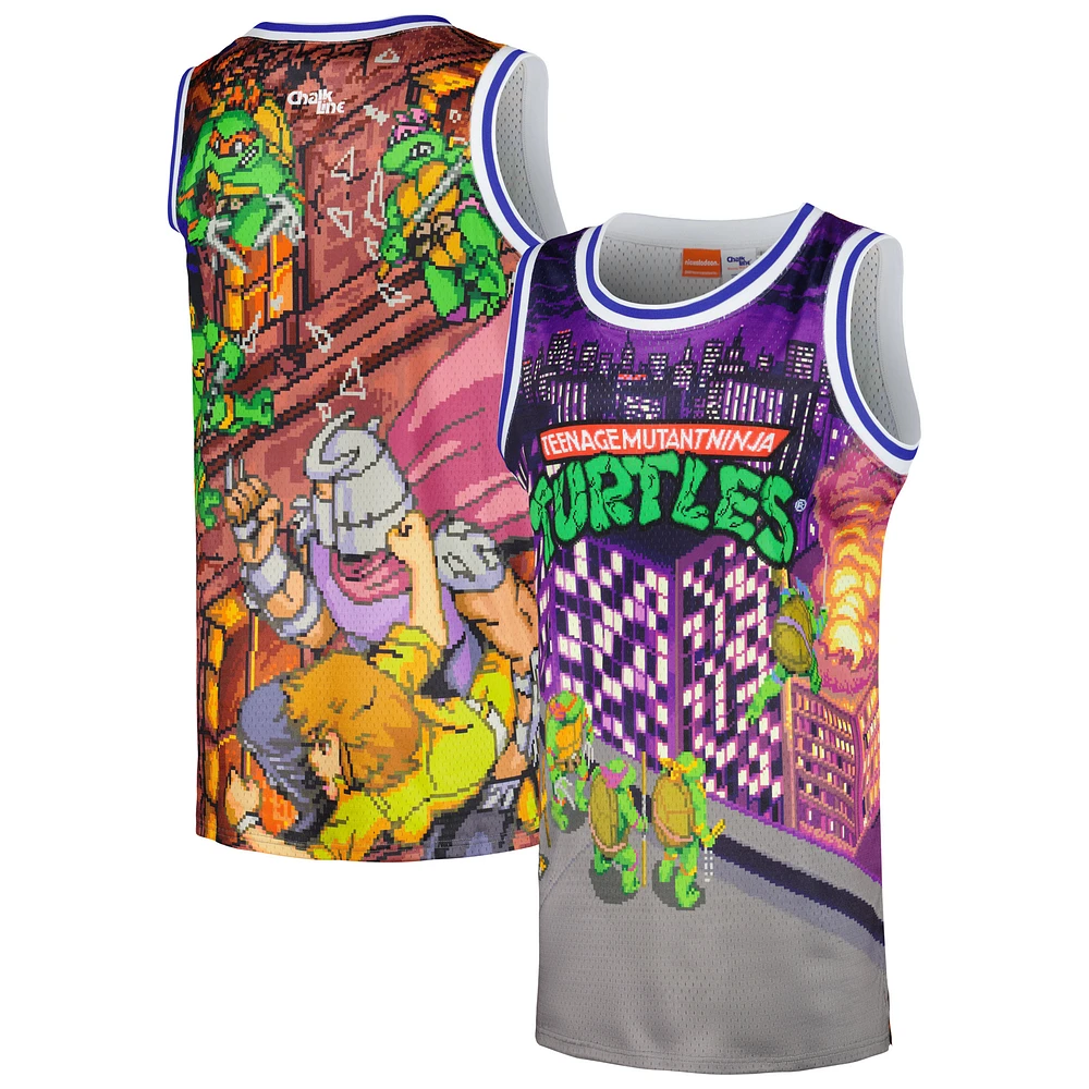Men's Chalk Line Purple Teenage Mutant Ninja Turtles Jersey