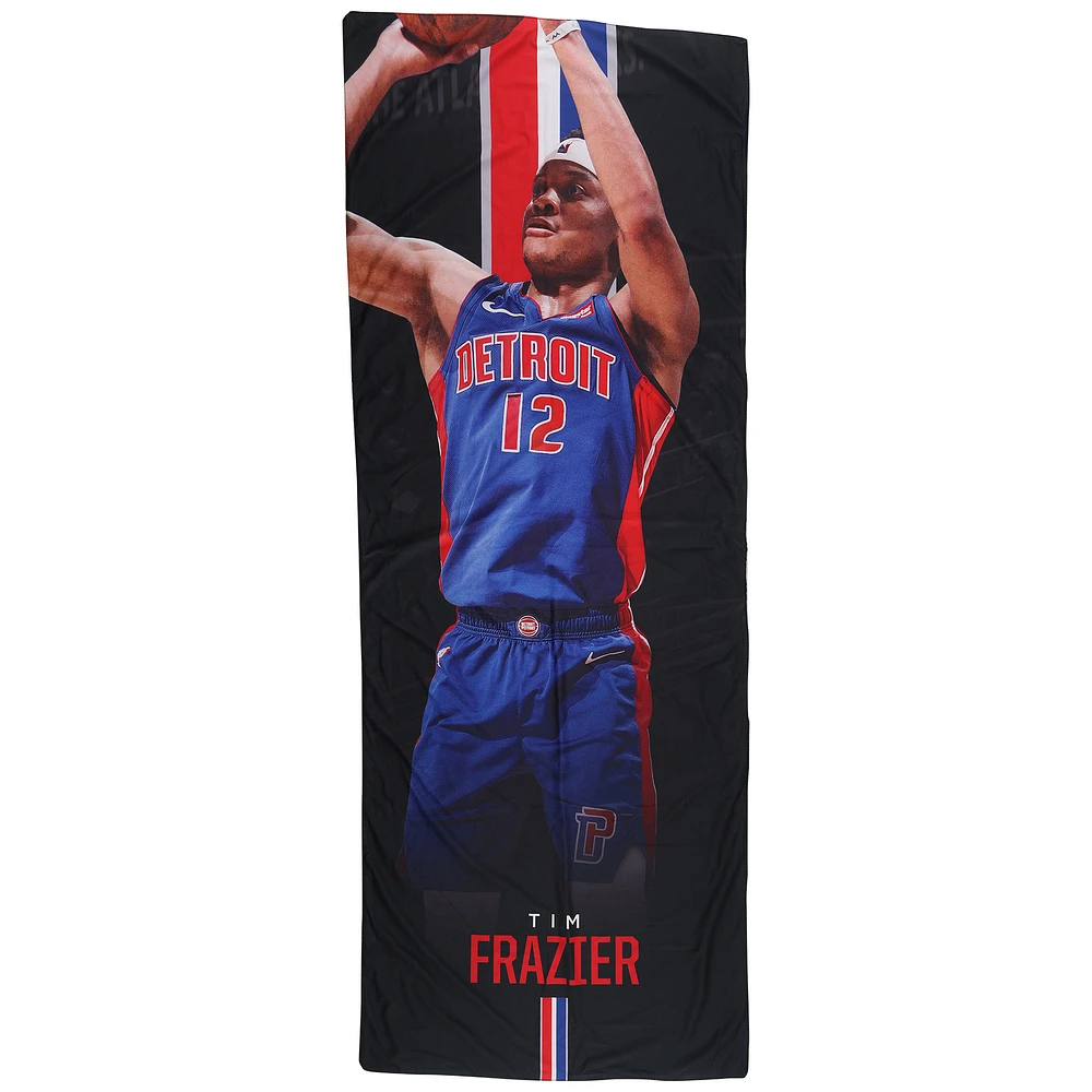 Tim Frazier Detroit Pistons Team-Issued Black Banner