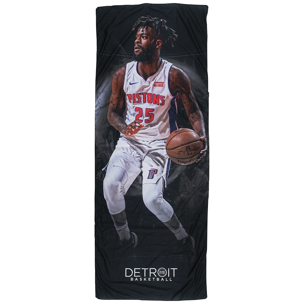 Reggie Bullock Detroit Pistons Team-Issued Black Banner