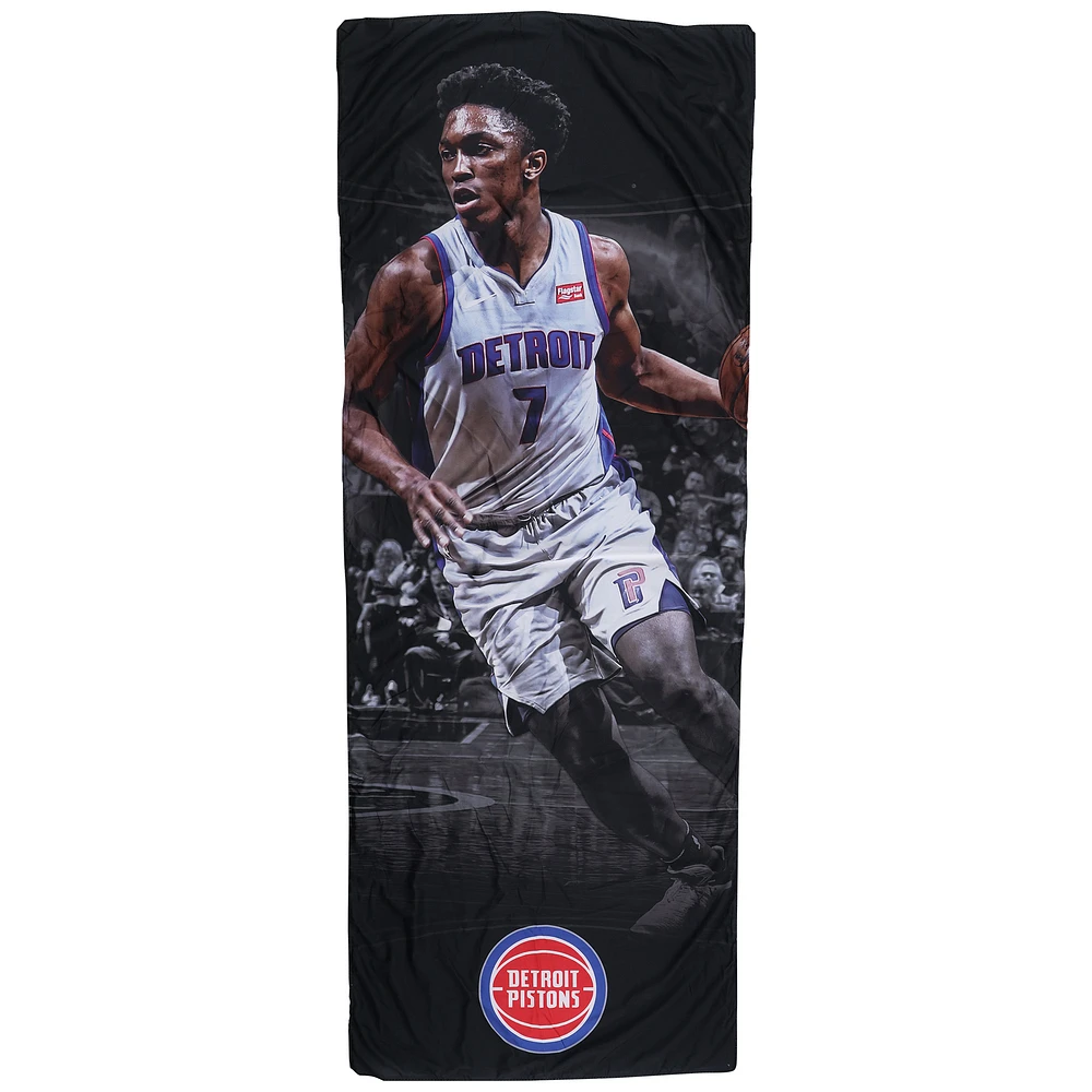 Stanley Johnson Detroit Pistons Team-Issued Black Banner