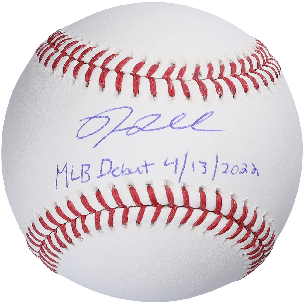 Nick Lodolo Cincinnati Reds Autographed Baseball with "MLB Debut 4/13/2022" Inscription