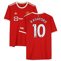 Marcus Rashford Manchester United Autographed Adidas 2021-22 Red Jersey
