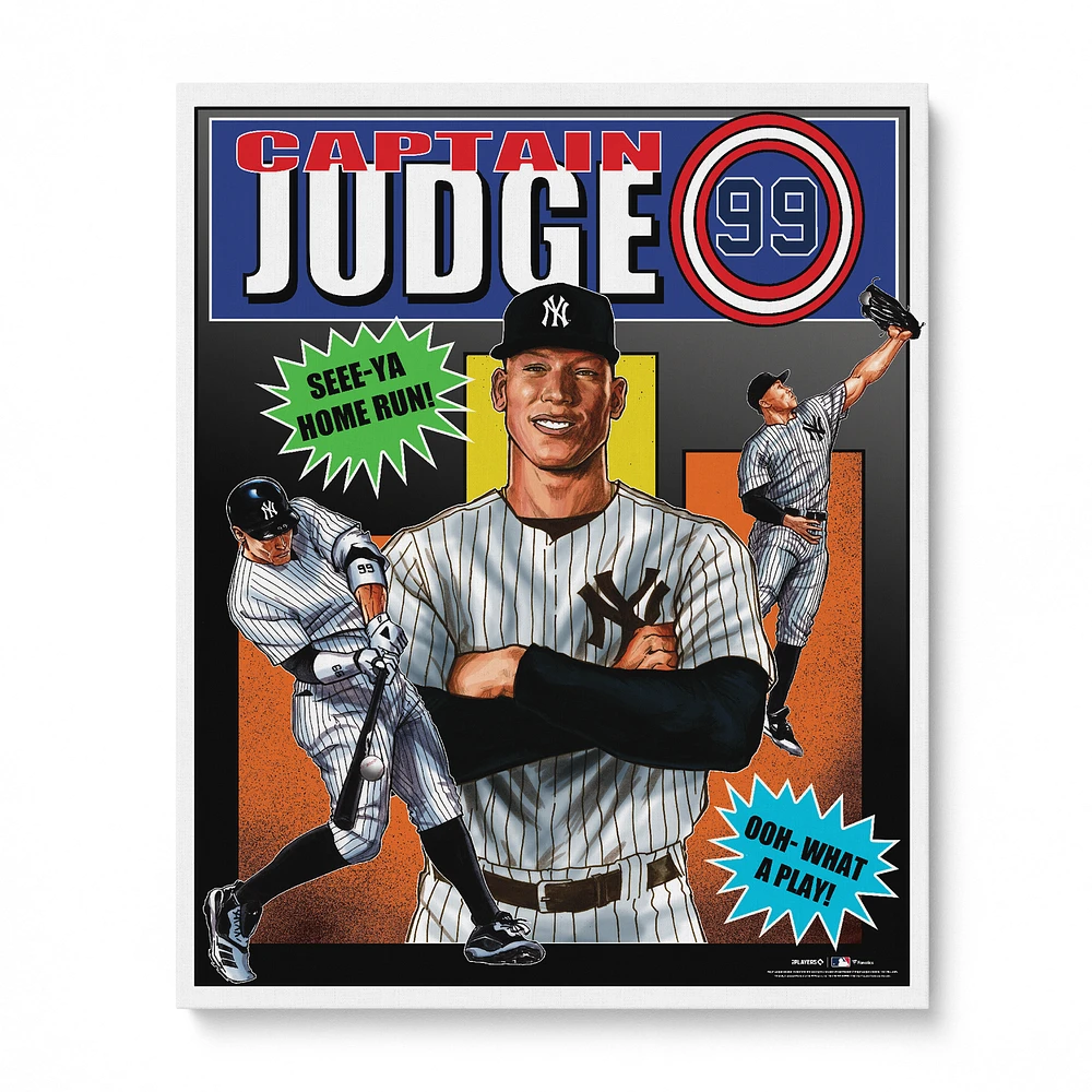Aaron Judge New York Yankees 16" x 20" Photo Print - Art by Brian Kong