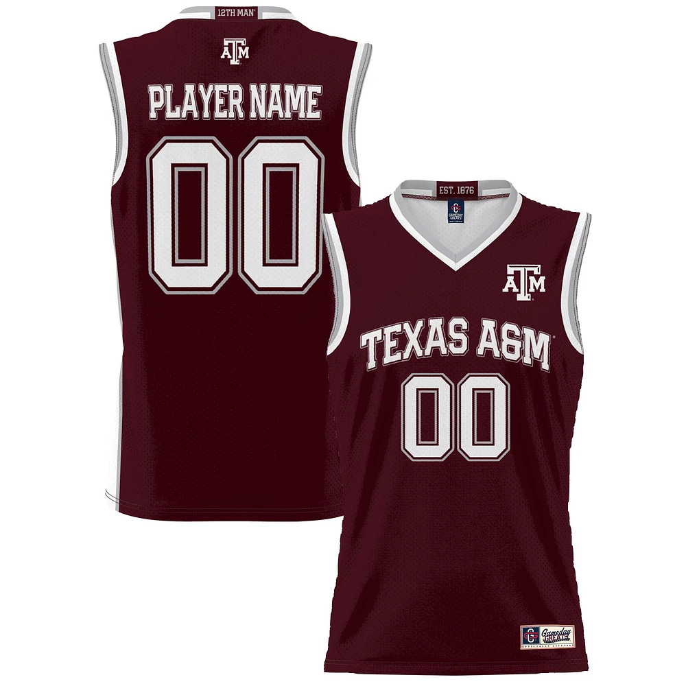 Youth GameDay Greats Maroon Texas A&M Aggies NIL Pick-A-Player Lightweight Women's Basketball Jersey