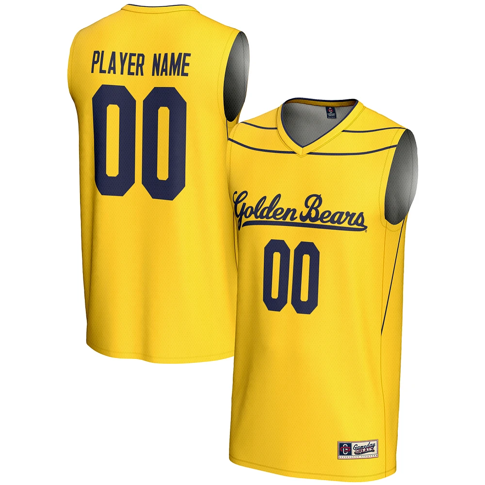 Unisex GameDay Greats Gold Cal Bears NIL Pick-A-Player Lightweight Women's Basketball Jersey