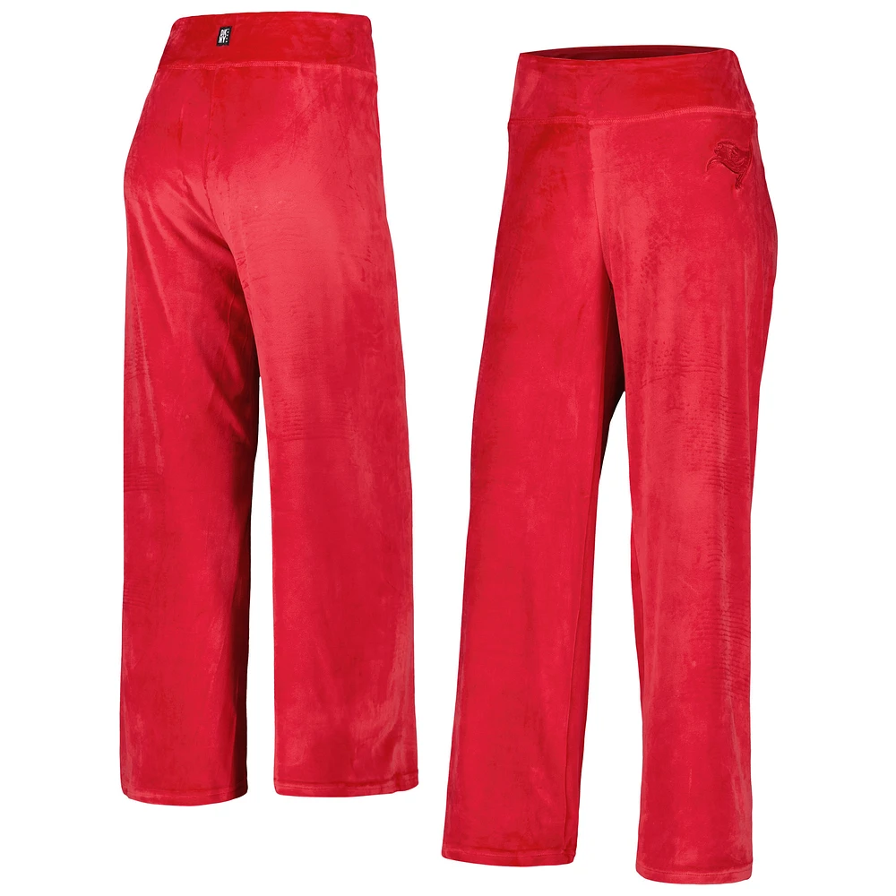 Women's DKNY Sport Red Tampa Bay Buccaneers Demi Straight Leg Pants