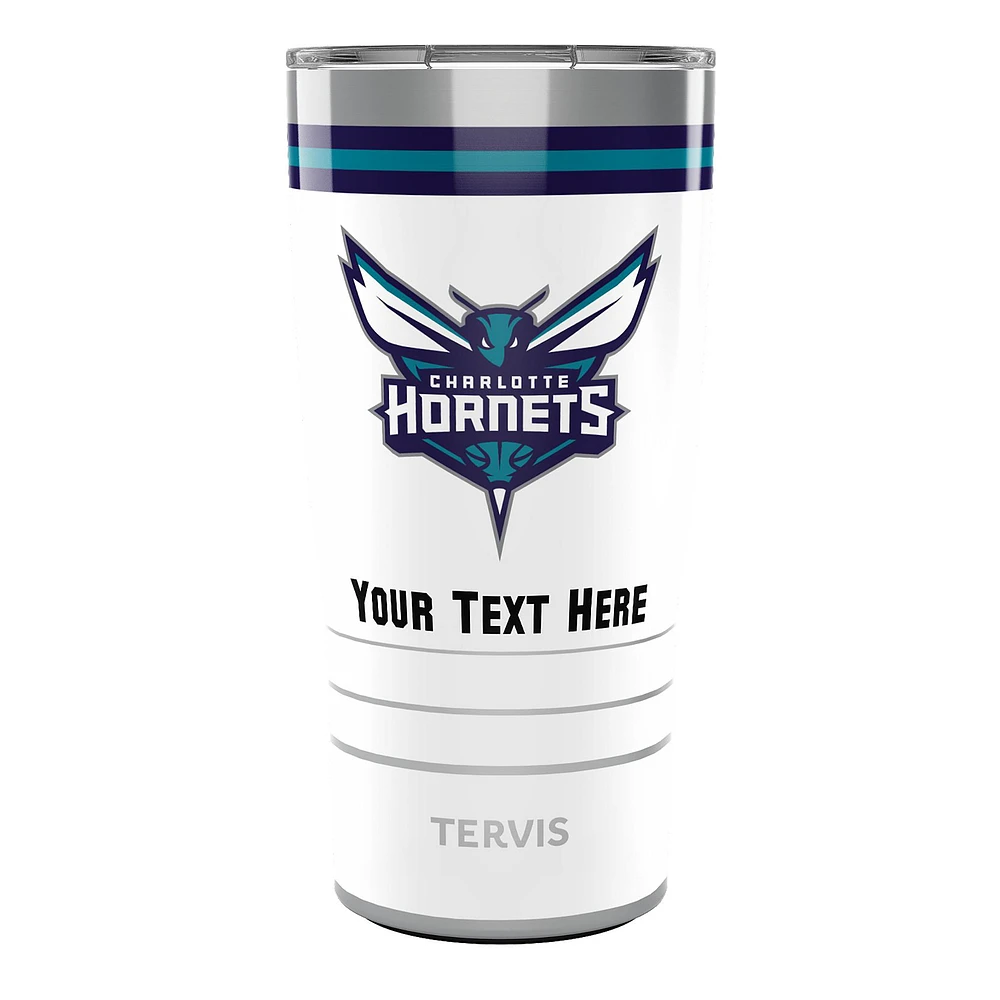 Tervis Charlotte Hornets 20oz. Personalized Arctic Stainless Steel Tumbler