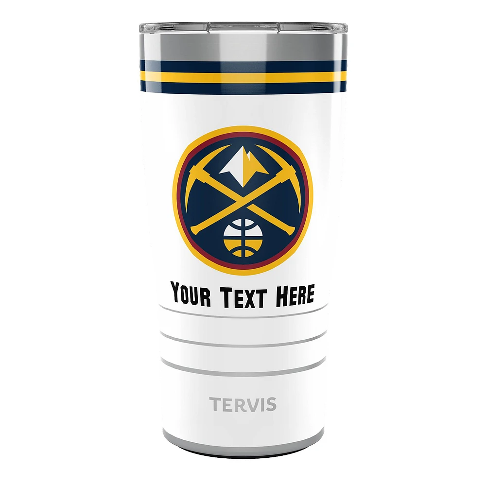 Tervis Denver Nuggets 20oz. Personalized Arctic Stainless Steel Tumbler
