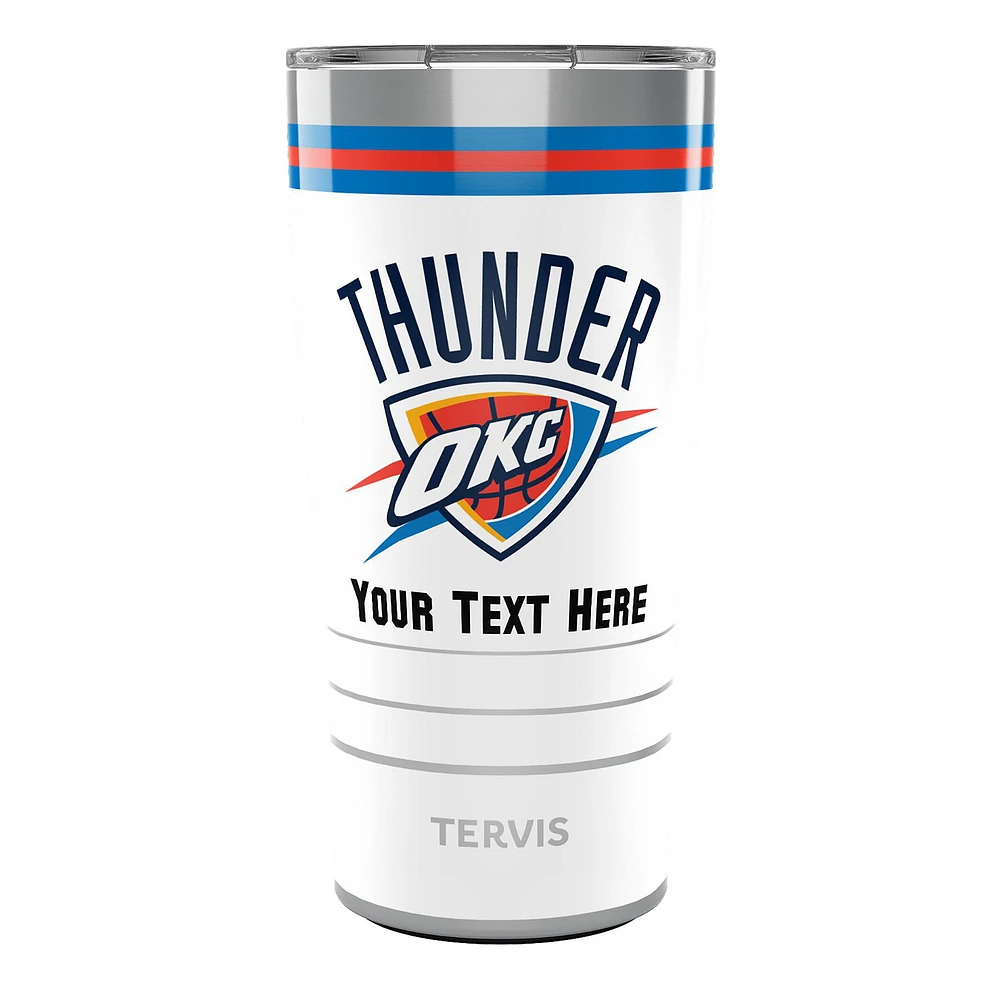 Tervis Oklahoma City Thunder 20oz. Personalized Arctic Stainless Steel Tumbler