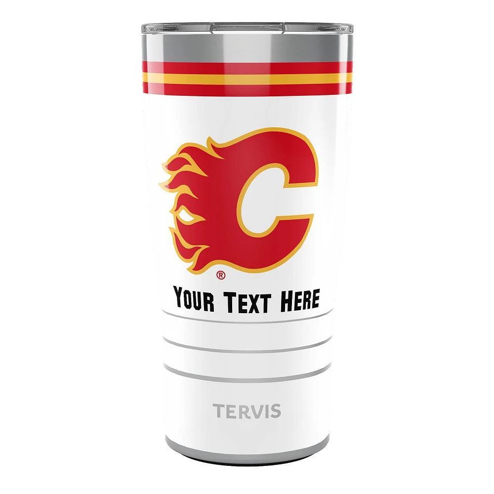 Tervis Calgary Flames 20oz. Personalized Arctic Stainless Steel Tumbler