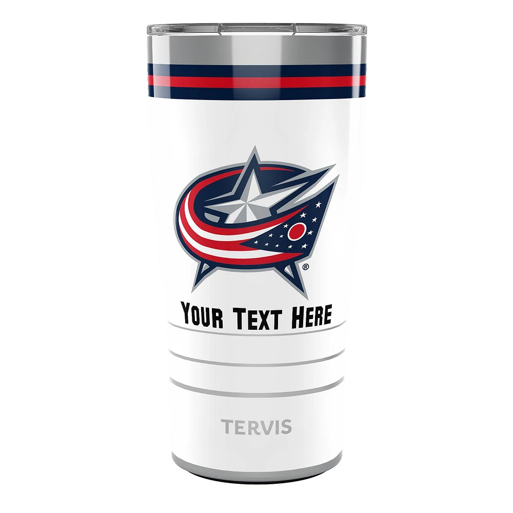 Tervis Columbus Blue Jackets 20oz. Personalized Arctic Stainless Steel Tumbler