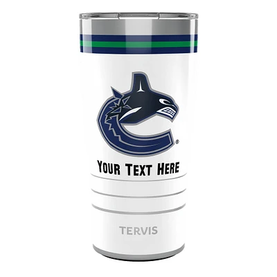Tervis Vancouver Canucks 20oz. Personalized Arctic Stainless Steel Tumbler