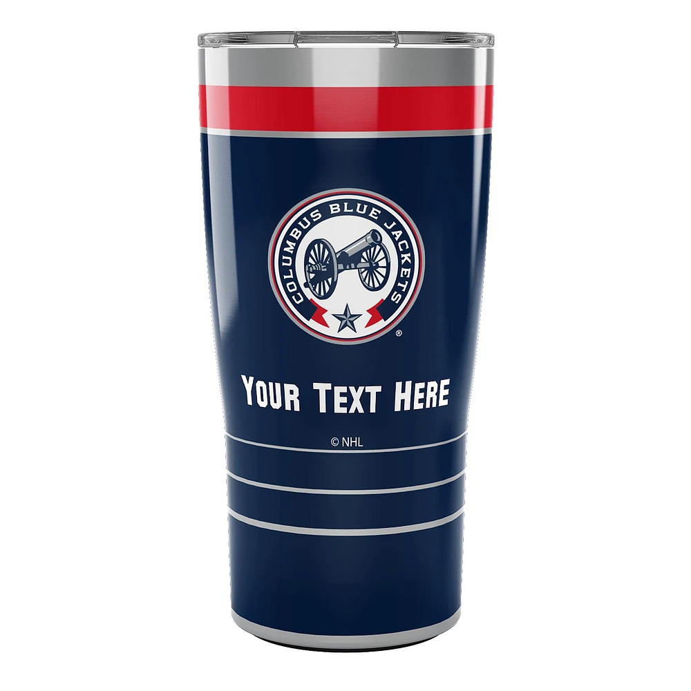 Tervis Columbus Blue Jackets 20oz. Personalized MVP Fan Stainless Steel Tumbler