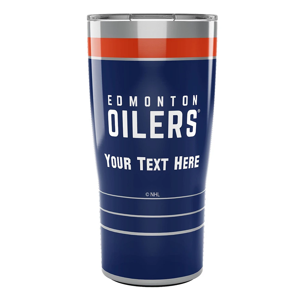 Tervis Edmonton Oilers 20oz. Personalized MVP Fan Stainless Steel Tumbler