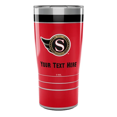 Tervis Ottawa Senators 20oz. Personalized MVP Fan Stainless Steel Tumbler