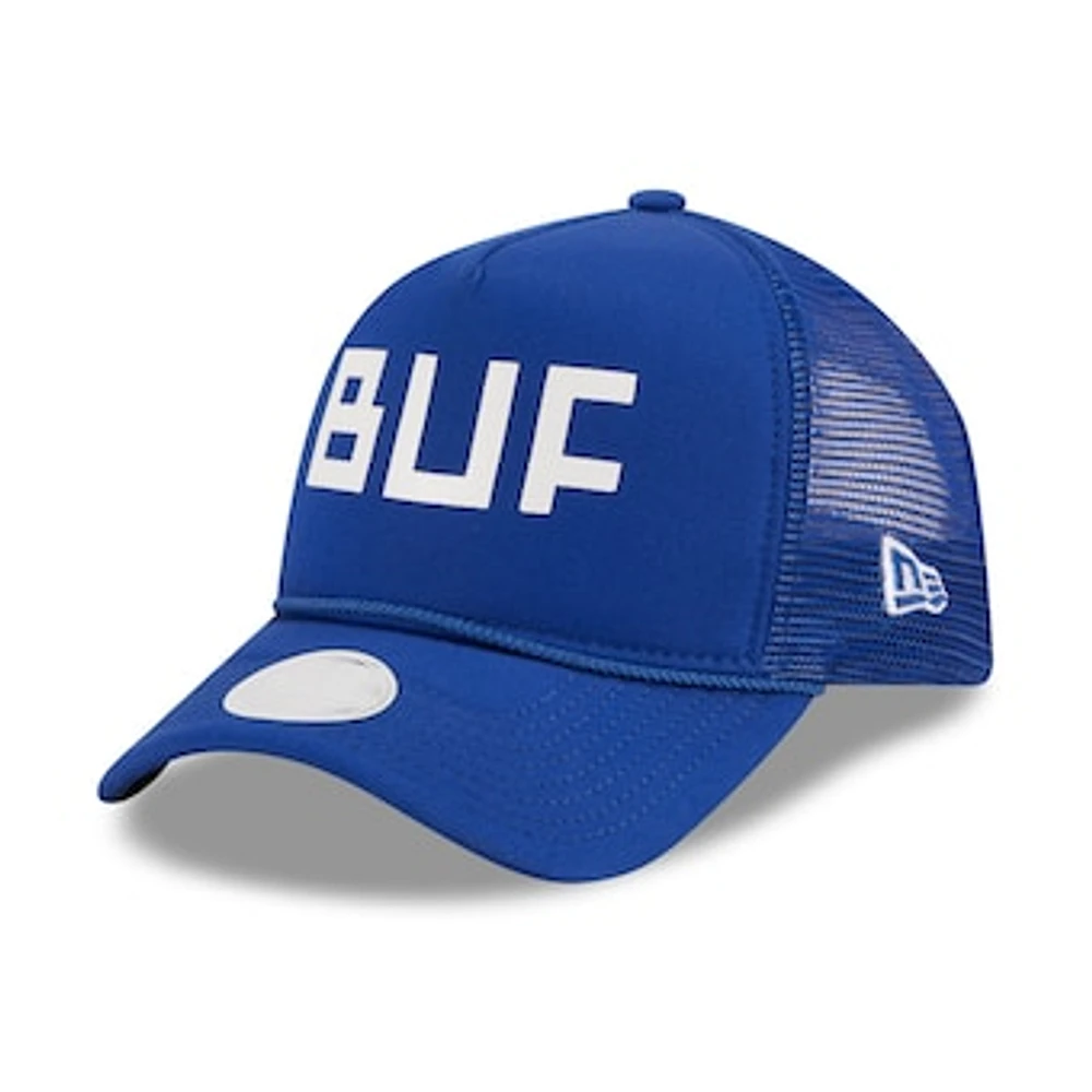 Women's New Era Royal Buffalo Bills McGee Trucker 9FORTY Adjustable Hat