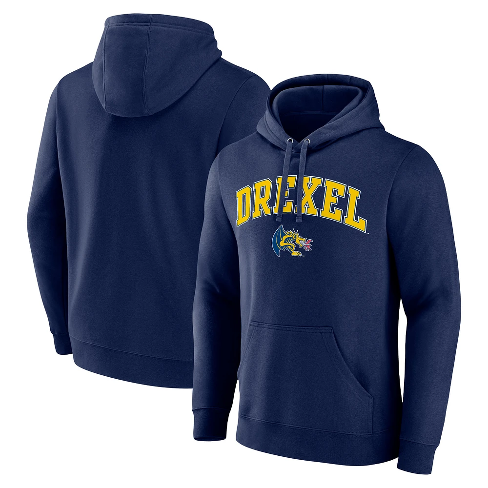 Men's Navy Drexel Dragons Campus Pullover Hoodie