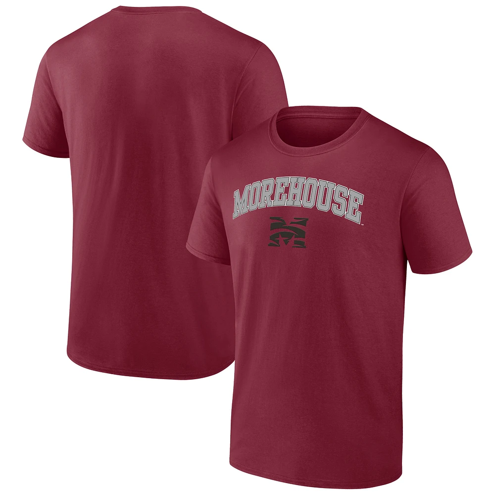 Men's Maroon Morehouse Maroon Tigers Campus T-Shirt