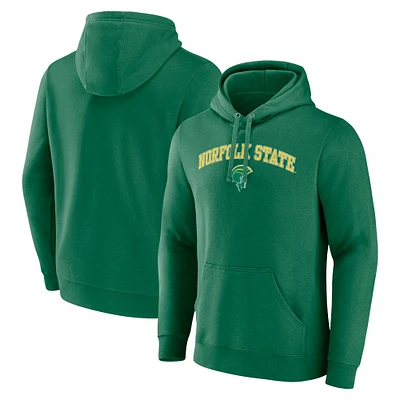 Men's Green Norfolk State Spartans Campus Pullover Hoodie