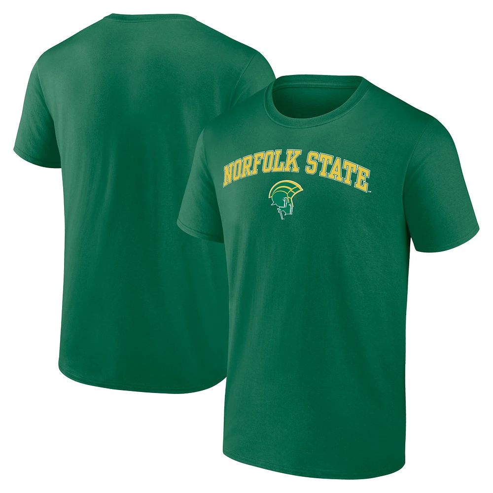 Men's Green Norfolk State Spartans Campus T-Shirt
