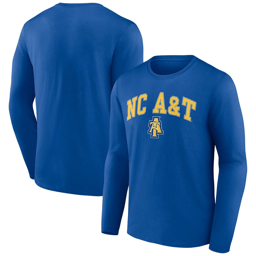 Men's Royal North Carolina A&T Aggies Campus Long Sleeve T-Shirt