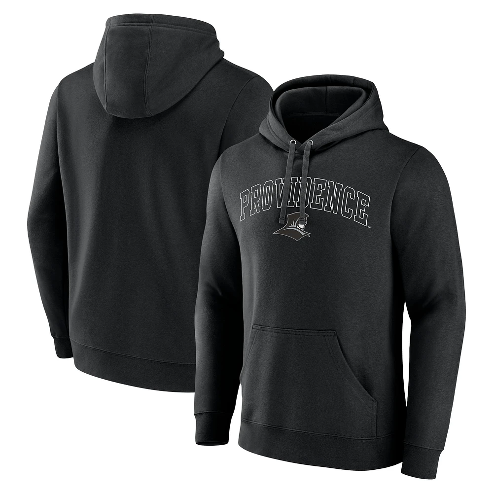 Men's Black Providence Friars Campus Pullover Hoodie