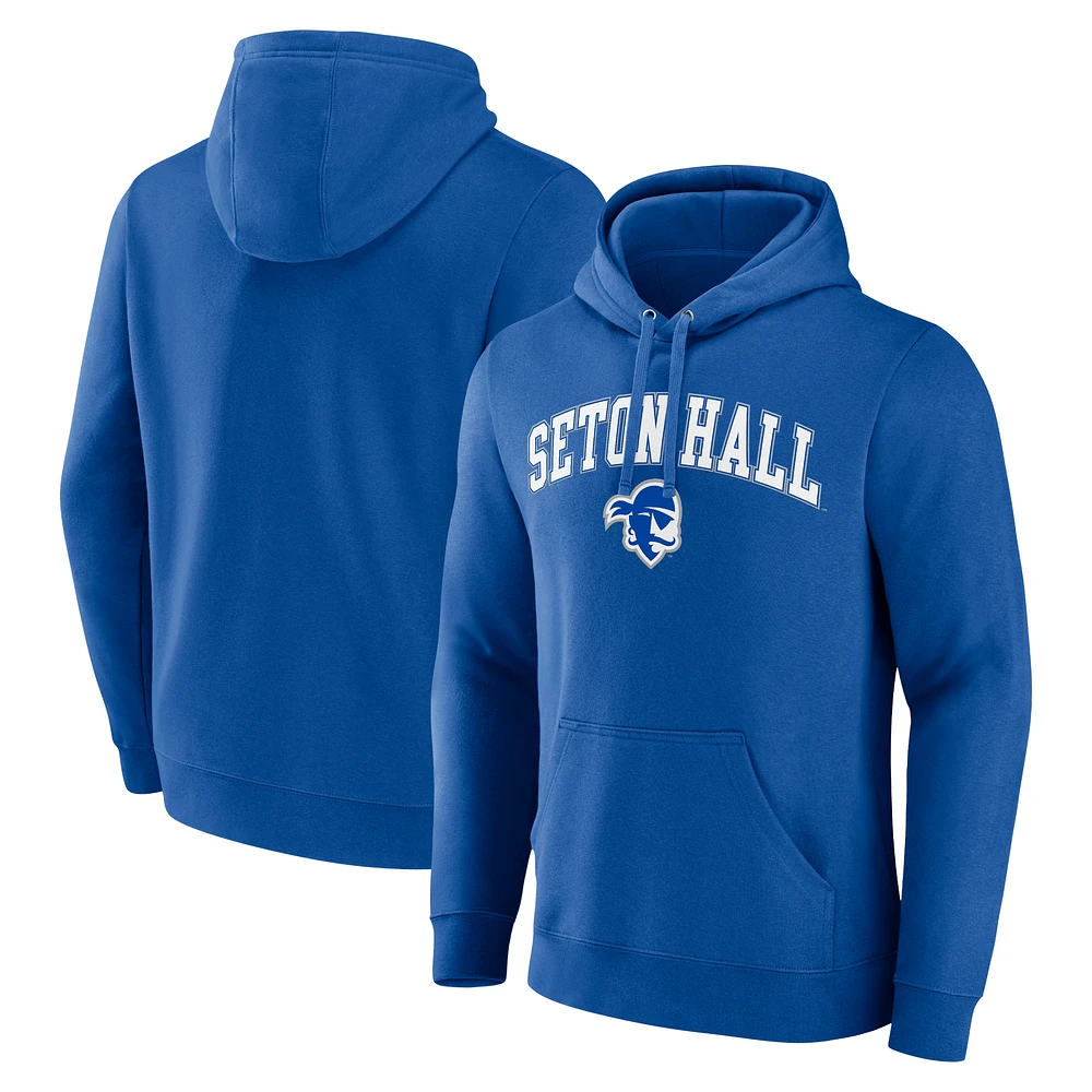 Men's Blue Seton Hall Pirates Campus Pullover Hoodie