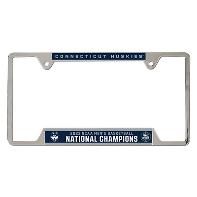 WinCraft UConn Huskies 2023 NCAA Men's Basketball National Champions Metal License Plate Frame