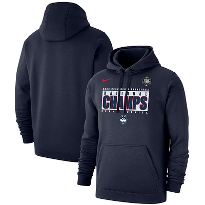Nike Navy UConn Huskies 2023 NCAA Men’s Basketball National Champions Pebble Pullover Hoodie