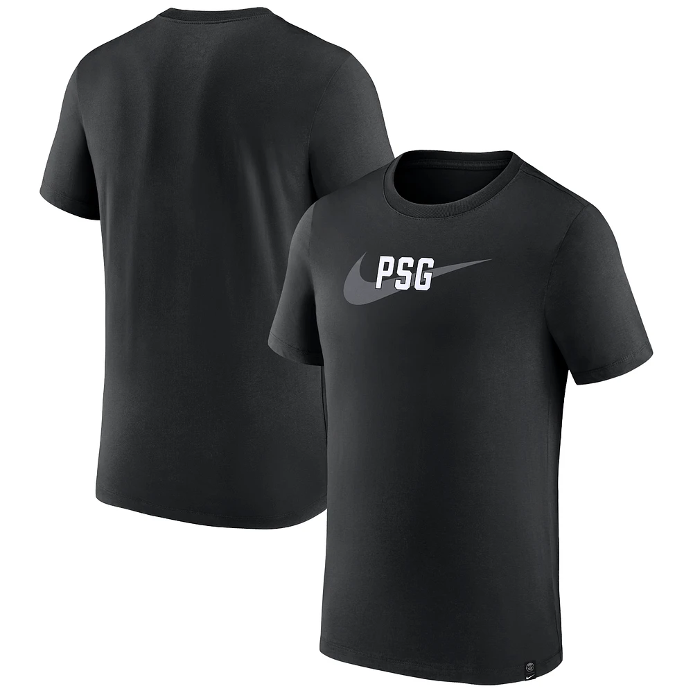 Men's Nike Black Paris Saint-Germain Swoosh T-Shirt