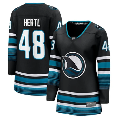 Women's Fanatics Tomas Hertl Black San Jose Sharks Breakaway Jersey
