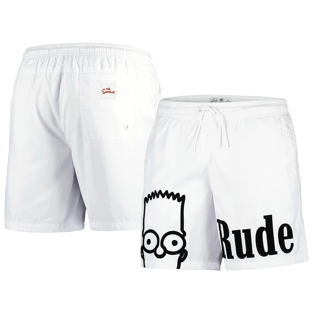 Men's Freeze Max White The Simpsons Shorts