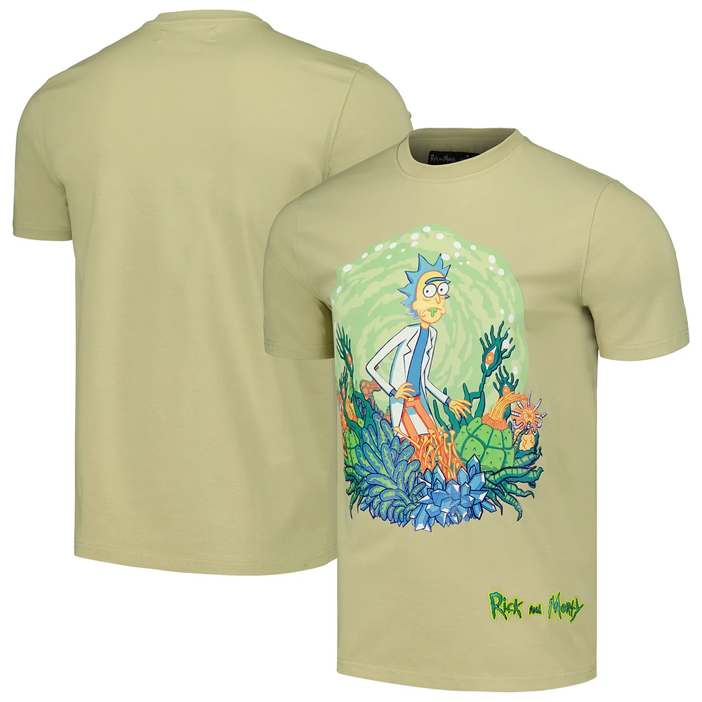 Men's Freeze Max Green Rick And Morty T-Shirt