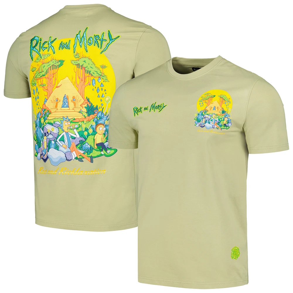 Men's Freeze Max Olive Rick And Morty Graphic T-Shirt