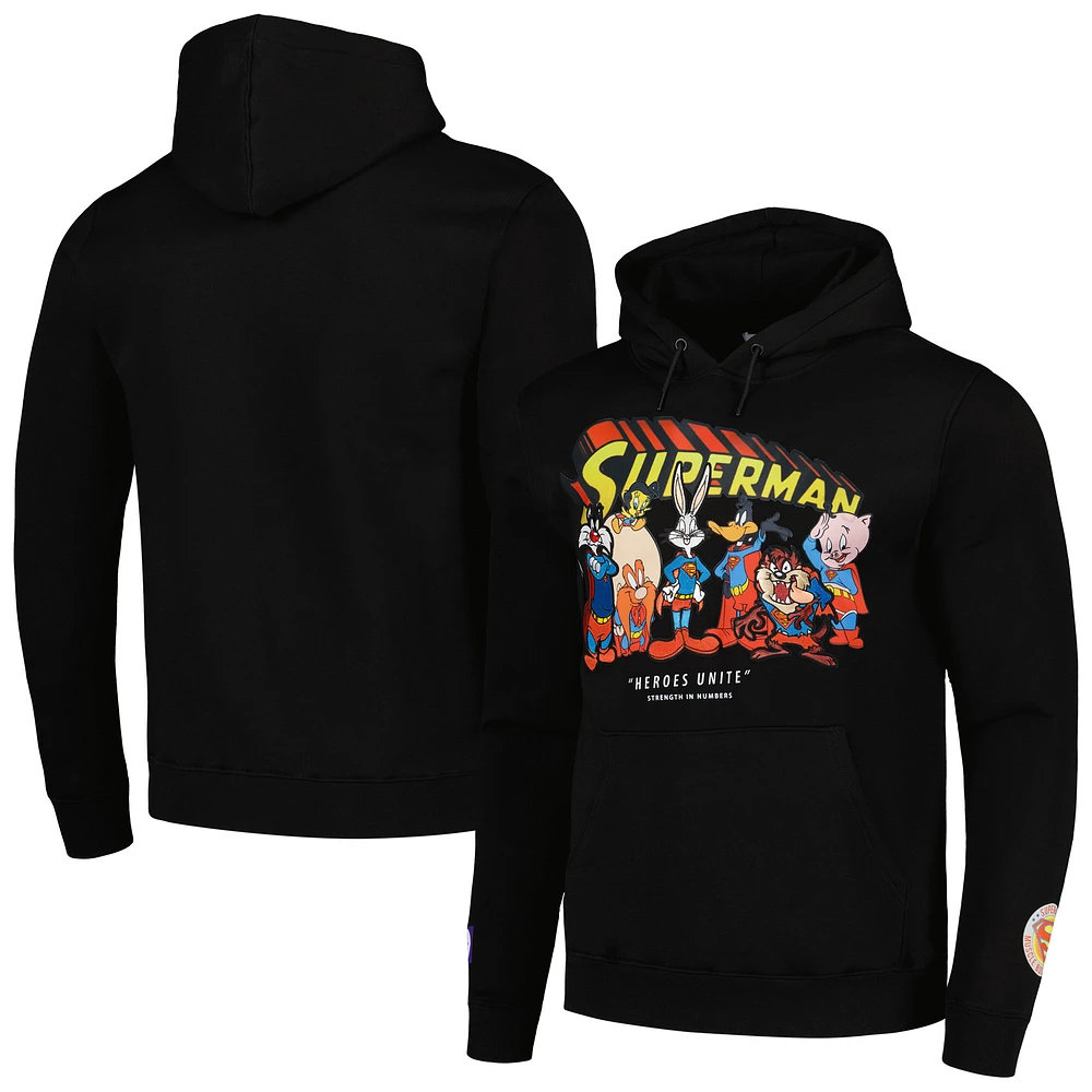 Men's Freeze Max Black Looney Tunes Pullover Hoodie