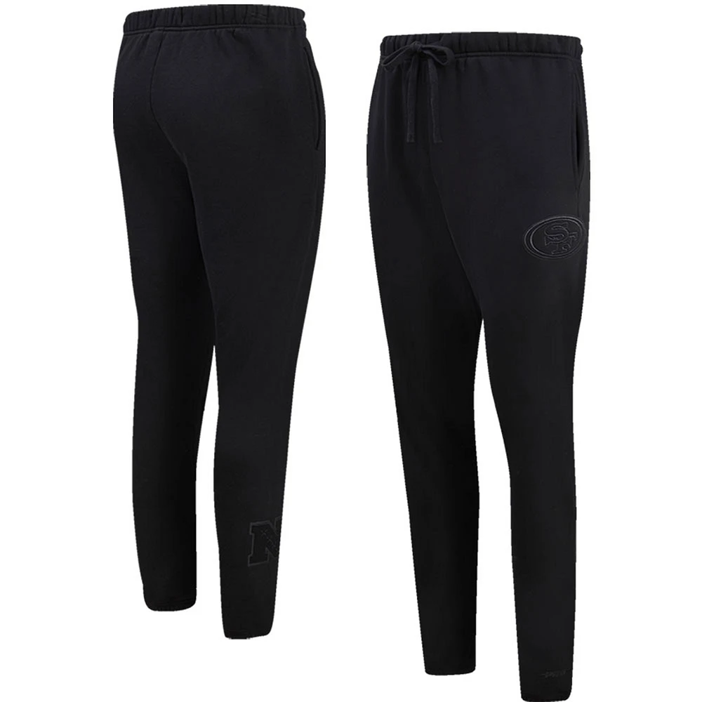 Men's Pro Standard Black San Francisco 49ers Neutral Fleece Sweatpants