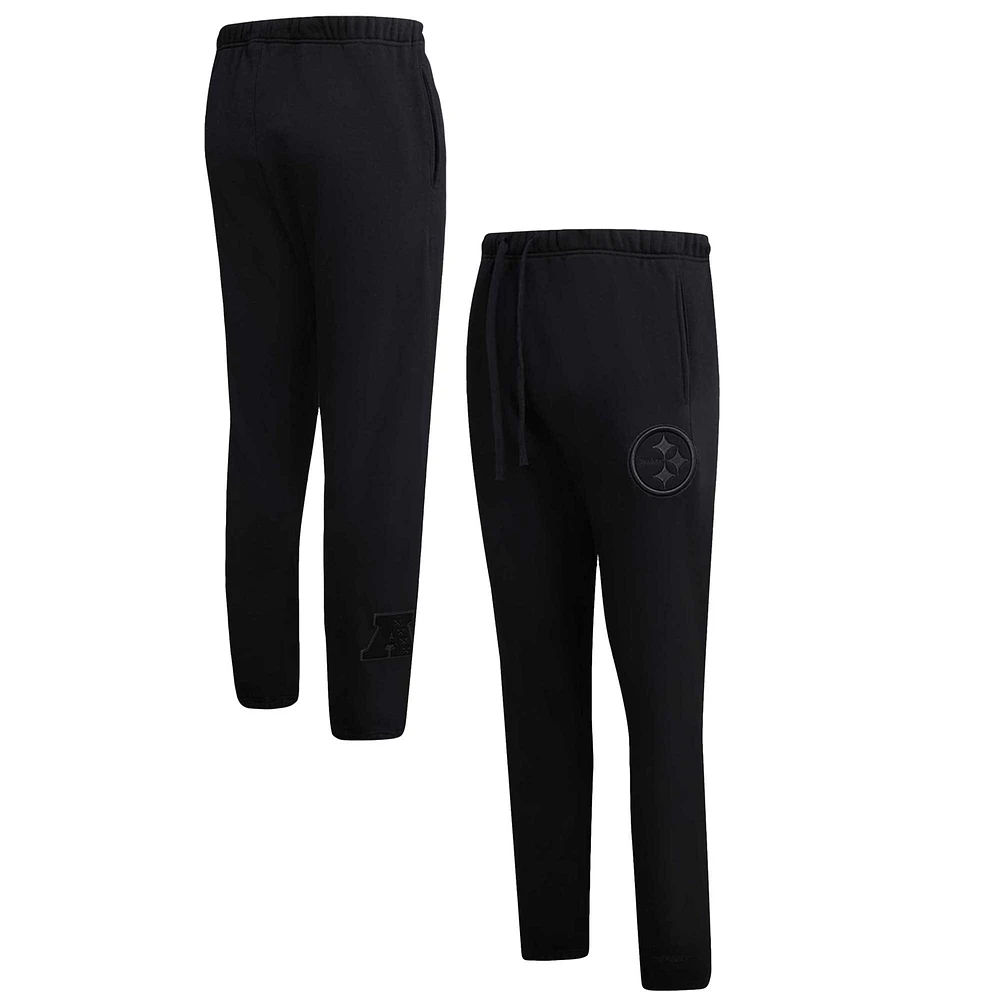 Men's Pro Standard Black Pittsburgh Steelers Neutral Fleece Sweatpants