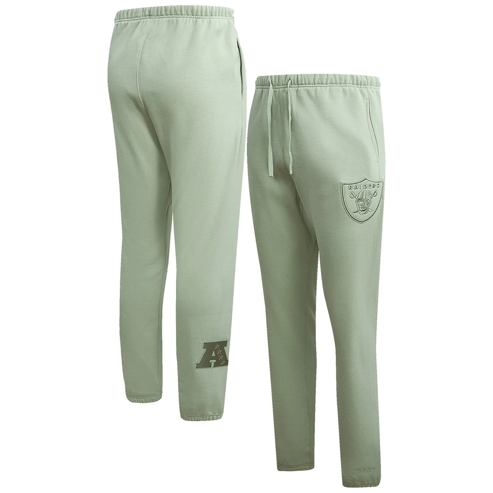 Men's Pro Standard Light Green Las Vegas Raiders Neutral Fleece Sweatpants
