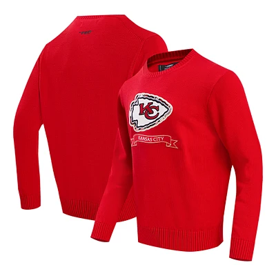 Men's Pro Standard Red Kansas City Chiefs Prep Knit Sweater