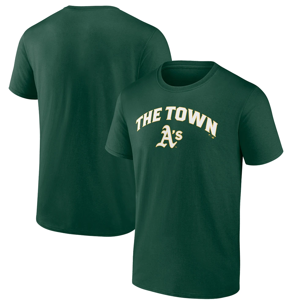 Men's Green Athletics Hometown Hella Good T-Shirt