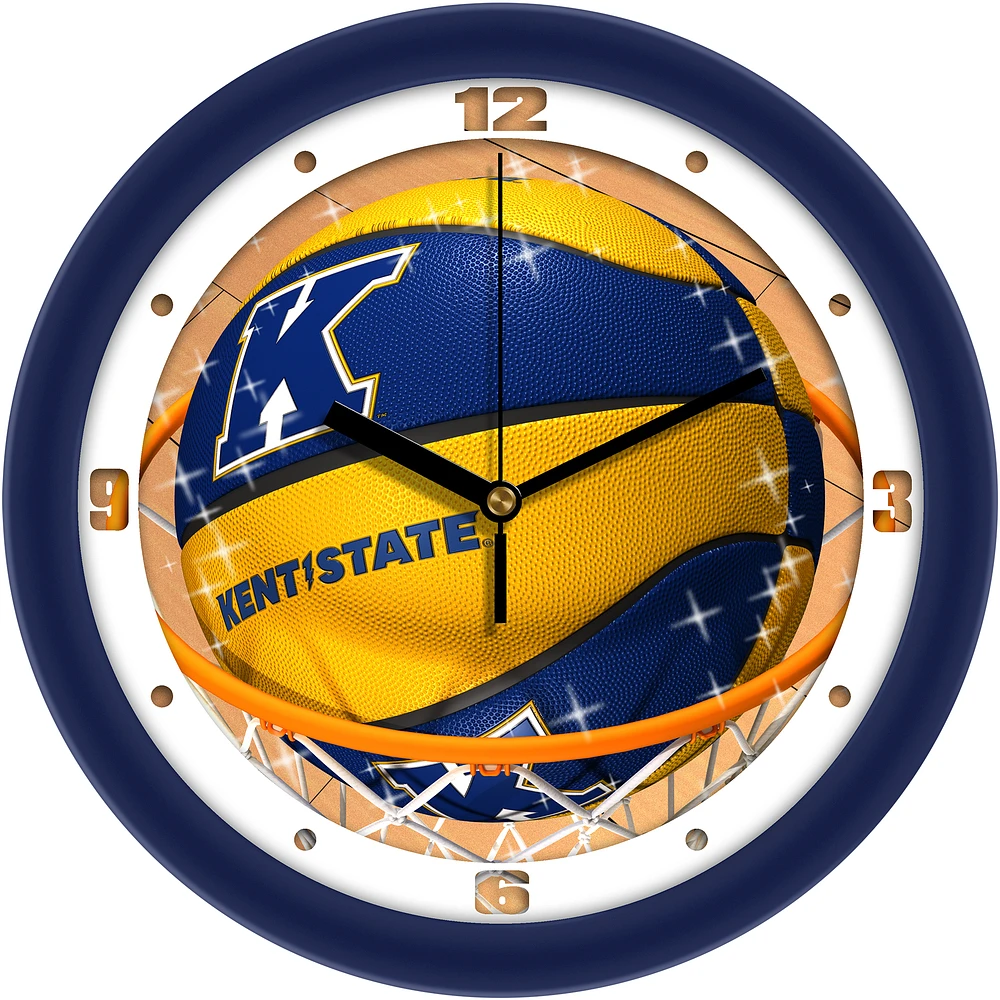 Kent State Golden Flashes 11.5" Suntime Slam Dunk Wall Clock