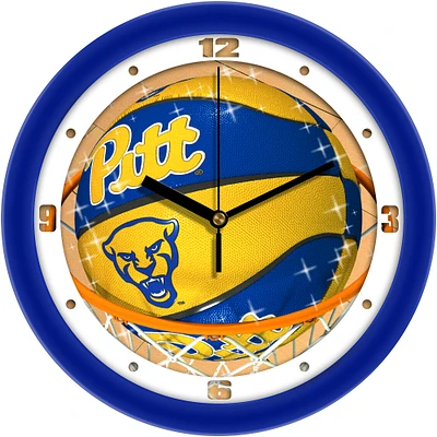 Pitt Panthers 11.5" Suntime Slam Dunk Wall Clock
