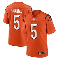 Men's Nike Tee Higgins Orange Cincinnati Bengals Alternate Game Jersey