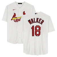 Jordan Walker St. Louis Cardinals Autographed White Nike Replica Jersey with "MLB Debut 3-30-23" Inscription
