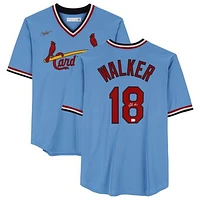 Jordan Walker St. Louis Cardinals Autographed Light Blue Cooperstown Replica Jersey