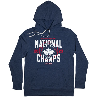 Homefield Navy UConn Huskies 2023 NCAA Men’s Basketball National Champions Pullover Hoodie