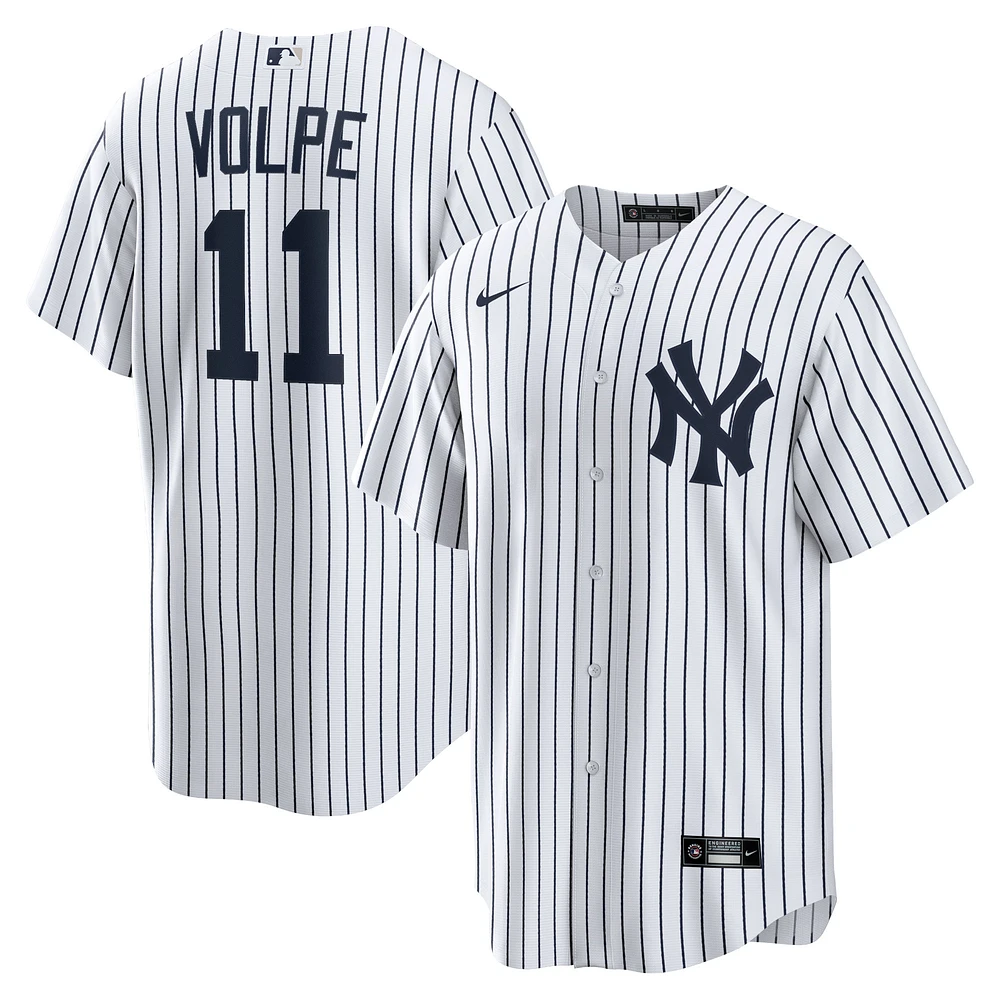 Men's Nike Anthony Volpe White New York Yankees Home Replica Player Jersey