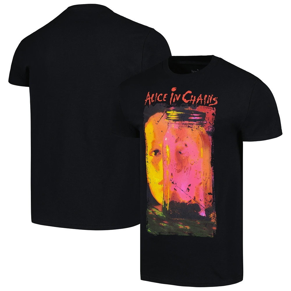 Men's Black Alice Chains Jar of Flies T-Shirt
