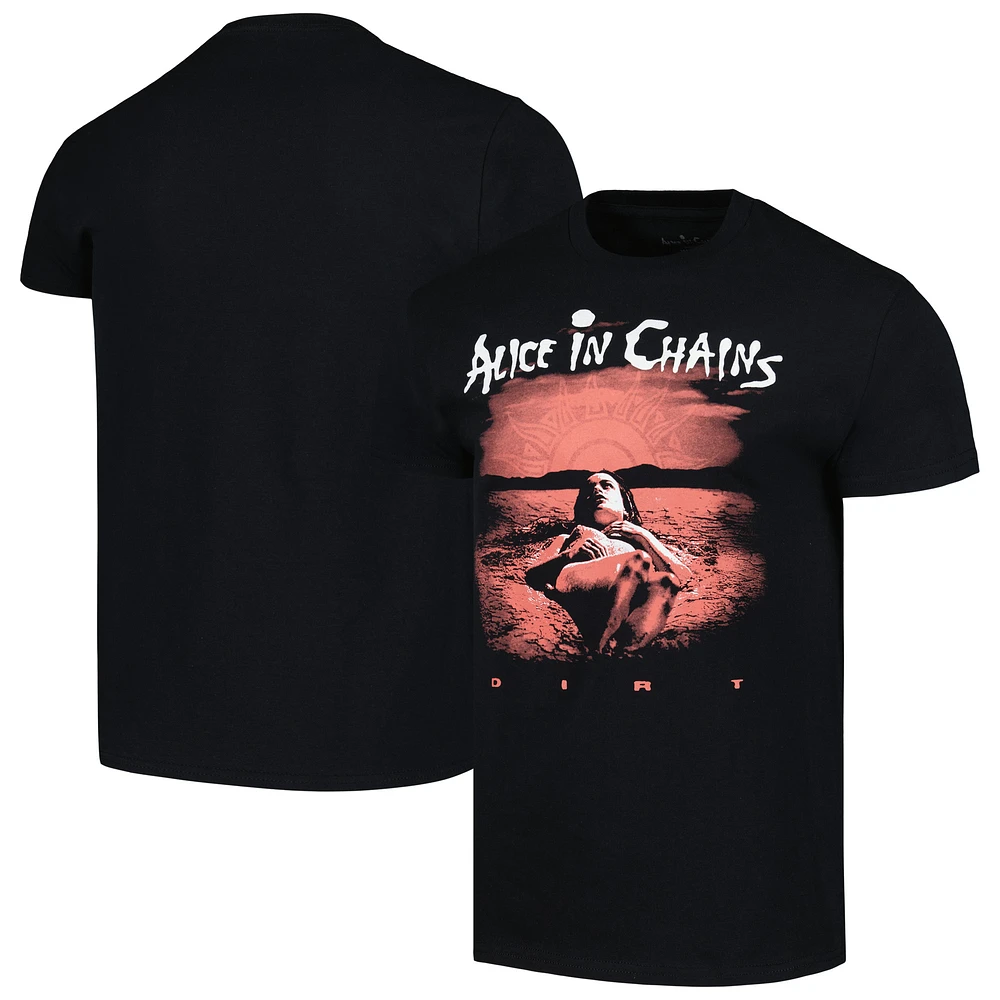 Men's Black Alice Chains Dirt T-Shirt